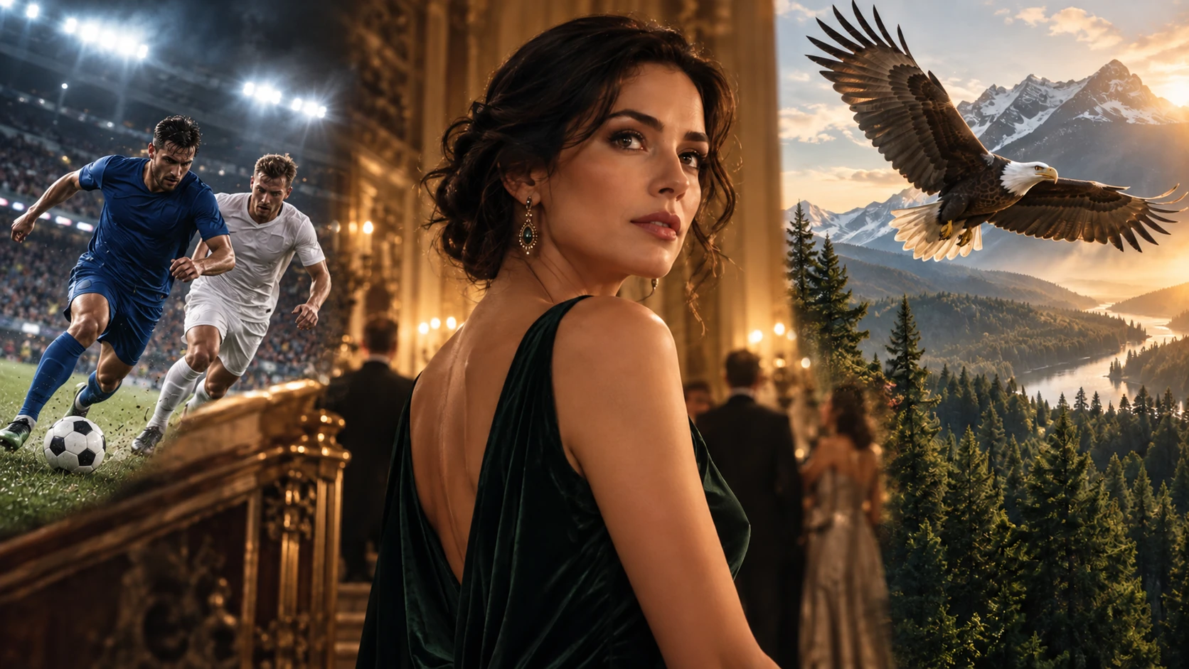 Scene originale reprezentative pentru televiziune, filme, sport și documentare; Canale Românești